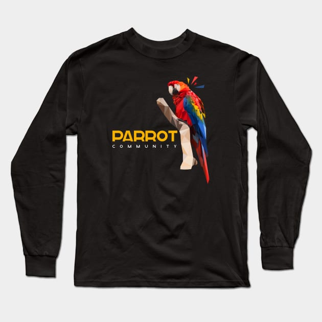 Parrot community Long Sleeve T-Shirt by Hoperative